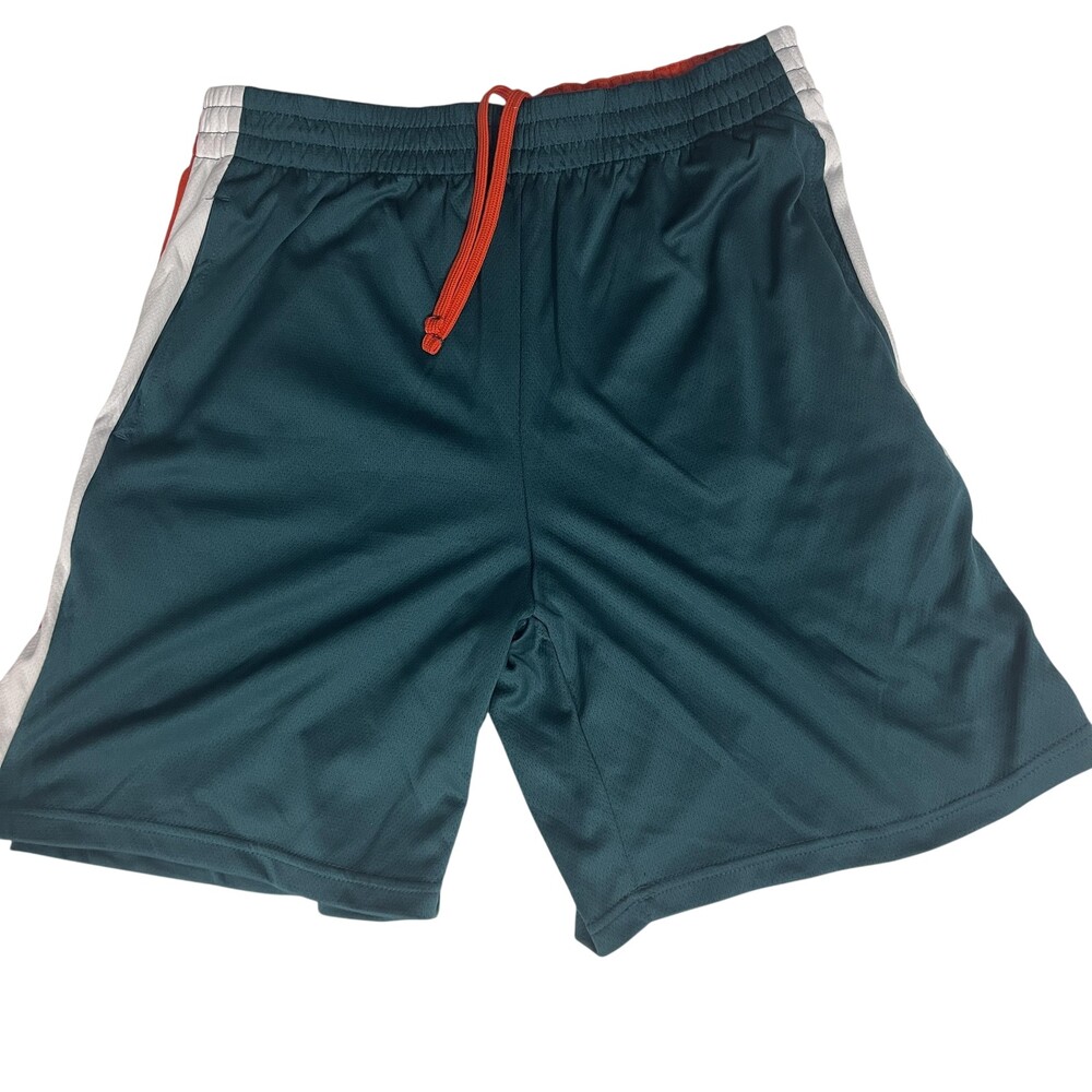 Starter Shorts Mens Large Miami Dolphins Colors Mesh Drawstring Side Stripe